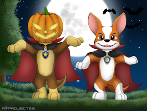 (COMMISSION) Trick or Treat! by Chocky25