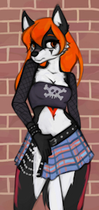 Punk Wolf by MarsMiner