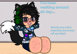Sweaty Neko Feet by JayInTheDen8260