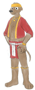 A Filipino Furry in Traditional Filipino Garb by HomebrewHorus