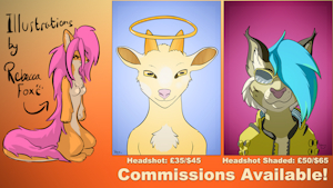 Open for headshot commissions! by RebeccaFoxo