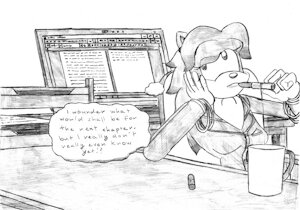 Writer's block by Redleaves