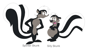 Splinter and Silly by Aardbox1995