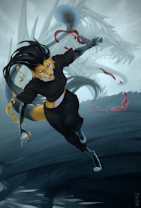 Alyx's fight by royzart