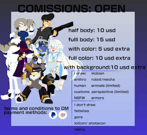 Emergency commissions open by thundergear2012mk2
