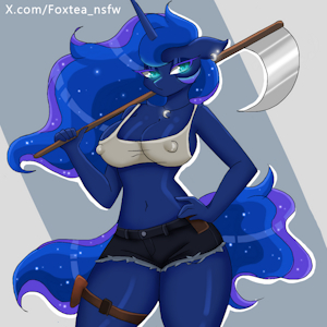 Luna mlp fanart by foxtea