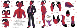 Lucifer character sheet🐐 by potatosheep