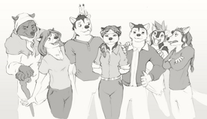 Saber Family Lineup by Slate