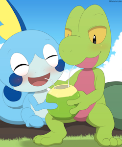 Treecko & Sobble by WinickLim