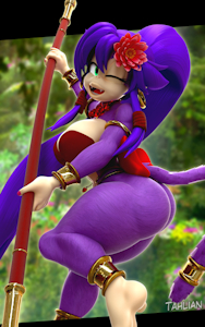 Kiki With her Staff by Tahlian