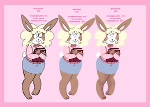 COMMISSIONS ARE OPENED!!! by cuddlingfaygo