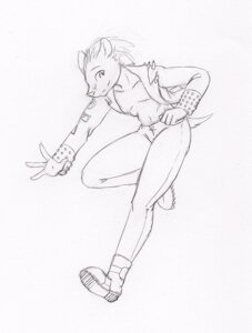 Cyko Sketch by SeleneNightfang