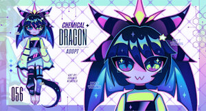 ✦  Chemical Dragon - CLOSED - ADOPT ✦ by CosmicNemesis09