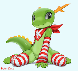 Konqi by Flute