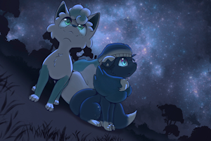 Night sky by CoffeeFly