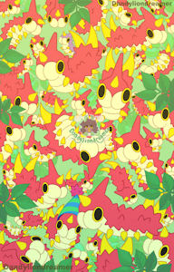 ($1) Wurmple Mayhem Background by dandyliondreamer