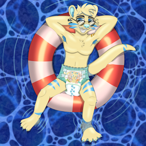 Floaty Otter by NabePup