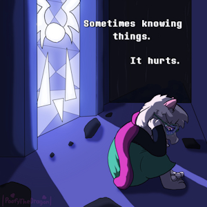 (DELTARUNE SPOILER) Ralsei's Knowledge by PoofyTheDragon
