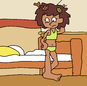 Anne Boonchuy in her Green Underwear by CaribbeanForever1