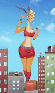 Gazelle Performs in the Rodent District by madaraoluv2