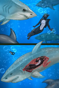 Shark Food by madaraoluv2