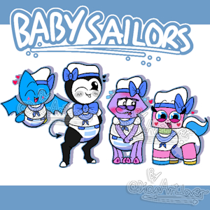 Baby Sailors by DiapArtLover