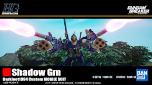 Gundam breaker 4 shadow Gm by Darkfoot22