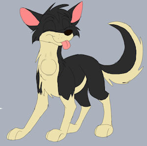 Husky Gulped a Rat by madaraoluv2