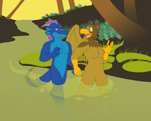 Exploring places together by darkbunny666