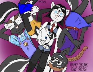 Happy Skunk Day 2025 by JeremyMikales
