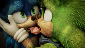 Gay Tongue Kiss by FluffySonicHero