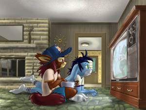 Chip and Bun SatAM by tamiasthechipmunk