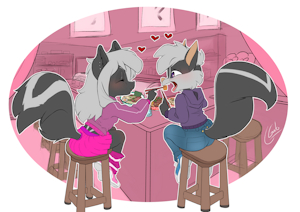 Sibling Date by Galo by ScottySkunk
