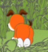 Kipper the Dog’s Butt by Redfigetspinner03