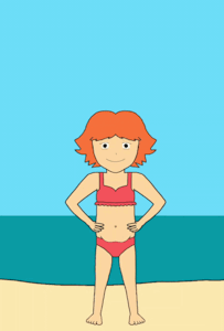 Ponyo does some belly jiggles by NatGallery