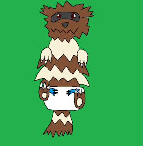 Diapered Zigzagoon's paws by MetroGamerX