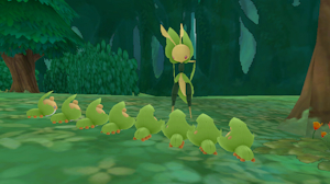 A Lined-up Sewaddle Horde and Leavanny(06-17-25) by XTim5