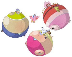 Digi-Girls Floats by InflateResponsiblyIB