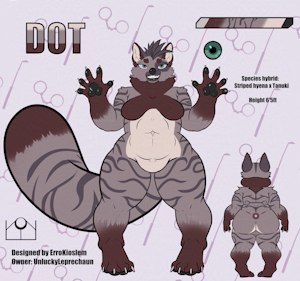 Dot's ref sheet + design [SFW] by ErroKioslem