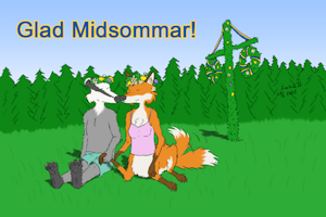 Glad midsommar! by badgersarse
