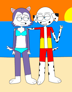 The Beach Date by JohnnytheWolf07