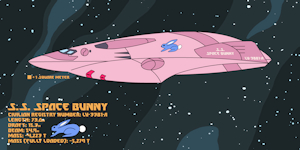 S.S. Space Bunny by SilverTheWolfDragon