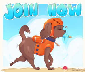 Join my discord server <3 (Zuma Summer) by Raljoy