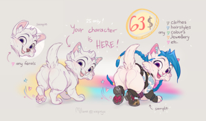 Butts-YCH! by xepxyu