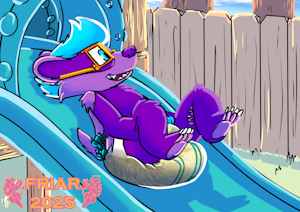 Summer Badger Slide by Friar