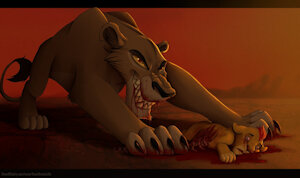 Zira & Kion by madaraoluv2