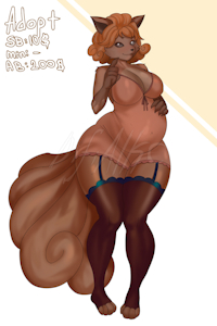 Adopt - pregnant vulpix by Difialkc