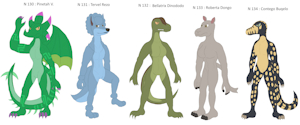 Character list part one by Hyperc