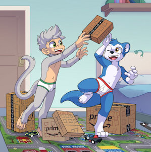 Kaiju Battle! by MitriMonkey