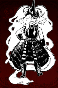 Lina, Goth'd Slime Ghoul Dragon by Xaxoqual